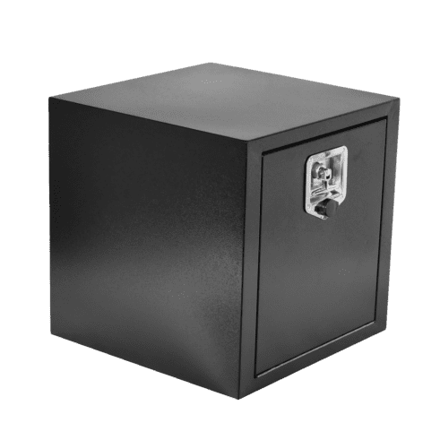 Steel Truck Bed Tool Box 18"x18"x18" Trailer Tongue Pickup Storage Box