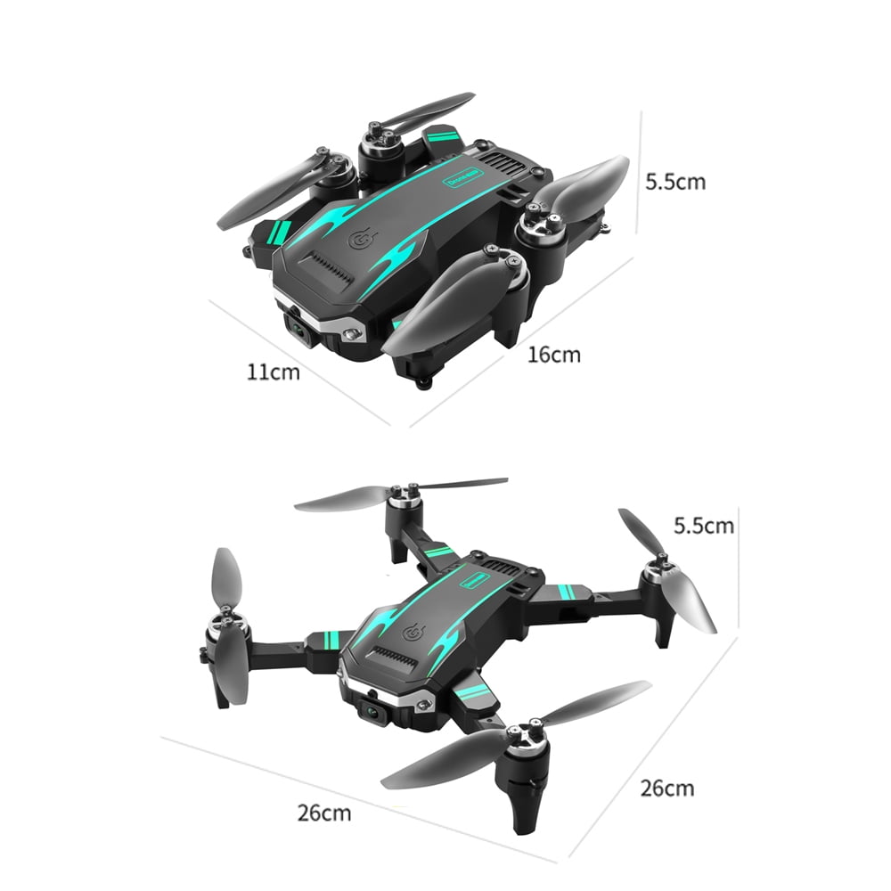 S6 Pro Drone with HD Camera, RC Airplanes, Brushless Motor ,Four-Sided Obstacle Avoidance Fixed Height,Four-Axis Aircraft，3 Battery
