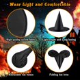 thumbnail image 3 of Gorro de bruja Legigo para decoración de Halloween, 24 unidades, con pegatinas 3D con forma de murciélago, 3 of 7