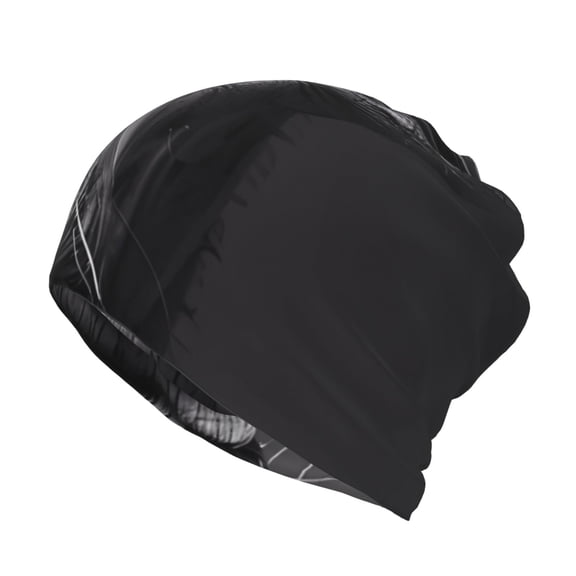 Rateoe Monochrome Giraffe Expression Cotton Slouchy Beanie Hat for Men/Women,Lightweight Oversize Large Thin Skull Cap Night Sleeping Cap