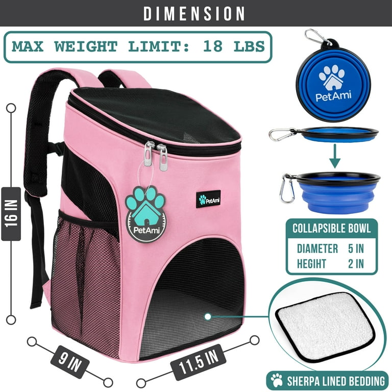 Petami premium pet carrier backpack hot sale