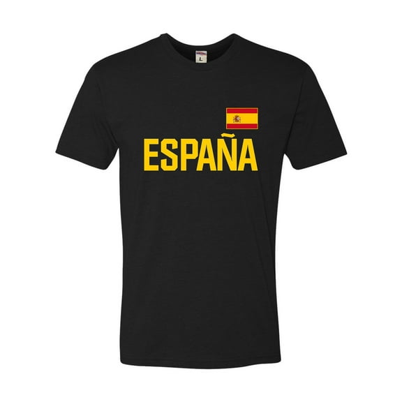 Go All Out Team Spain Espana Pride Deluxe Soft T-Shirt Mens/Women