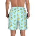 thumbnail image 3 of KLL Doggy In Bubble Bath Men's Casual Summer Beach Shorts Hawaiian Shorts with Pockets-X-Large, 3 of 5