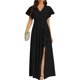 thumbnail image 1 of Vestido COOAN negro largo formal para mujer invitada a una boda, 1 of 8