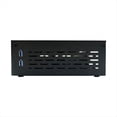 thumbnail image 4 of Chasis para Computadora de Escritorio HTPC Mini-ITX de Aluminio A01, Vidrio Templado Negro, Carcasas para PC HTPC Mini ITX DIY, 4 of 5