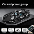 thumbnail image 1 of 1280+ Pieces 1:14 Scale Technical Supercar Building Blocks, DIY Racing Sports Car Brick Puzzle Model, Mechanical Construction Toy, Gift for Kids, Teens and Adult Collectors, 1 of 7