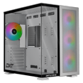 thumbnail image 1 of Gabinete Gamer DXTGAMING Titan T5 Media Torre ATX 4 FAN USB-C Cristal Templado ARGB Metalico gris, 1 of 6