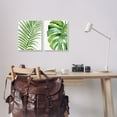 thumbnail image 2 of Stupell Industries Tropical Green Palms Minimal White Background Designed by Carson Lyons, 2 of 6