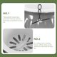 thumbnail image 4 of SHOWERORO Maceta De Jardín Colgante Con Autoirrigación Y Para Absorción Ideal Para, 4 of 6
