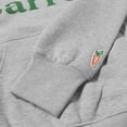 thumbnail image 5 of Carrots By Anwar Carrots Men's Wordmark Quarter Zip Crewneck Sweatshirt (Small, Heather Grey), 5 of 5