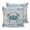 Blue, Azure, White, variant on Pillow Covers 20x20 Set of 2, Blue Anchor Coastal Square Throw Pillow Covers for Couch/Sofa/Living Room, Summer Nautical Beach Coral Shell Decorative Soft Pillowcases for Couch Throw Pillows