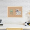 thumbnail image 3 of U Brands Cork Bulletin Board, 24 X 18 Inches, Birch MDF Frame (265U00-01), 3 of 3
