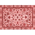 thumbnail image 1 of Ahgly Company Indoor Rectangle Abstract Red Modern Area Rugs, 7' x 9', 1 of 4