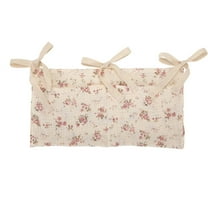 Baby Crib Organizer Hanging Storage Bag with 2 Pockets - Nursery Organizer for Crib, Stroller, Playard | Perfect for Toys, Pacifiers, Diapers & Baby Essentials