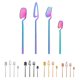 thumbnail image 3 of Cubiertos pulidos de acero inoxidable Forks Forks Dailware Cubiertos de cocina para viajar Ceremonia de boda Camping Colorido Advancent HA009536-01, 3 of 6