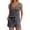 Z-Black232, variant on JIAYUE Women's Two Piece Set Casual Scoop Neck Sleeveless Tank Top And Shorts With Pocket Drawstring Solid Color Comfortable Summer Outfit Sets