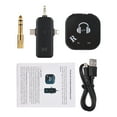 thumbnail image 2 of In 5.8G Wireless In Ear Monitor System Dual-channel Monitoring IEM System Earphones with 3-in-1 Transmitter and Receiver for Studio Band Rehearsal Live Performance Wireless Audio, 2 of 6