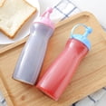 thumbnail image 3 of 2pcs Reusable Plastic Squeeze Bottle Portable Condiment Dispenser Salad Sauce Ketchup Honey Containers for Luncheon Kitchen Picnics (Assorted Color), 3 of 8