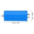 thumbnail image 2 of CBB60 55uf Running Capacitor,1Pcs AC 250V 4Pins 50/60Hz Cylinder Bottom with Screw 106 x 50mm, 2 of 5