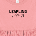 thumbnail image 4 of Inktastic Leapling 2-29-24 Leap Year Girls Baby Dress, 4 of 5