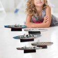 thumbnail image 1 of 5x Mini Warship Party Favors Display Decoration Toy Collectibles Watercraft Model Boat Navy Ship para , Niñas, , Adultos, Macarena barcos de la armada, 1 of 8