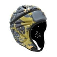 thumbnail image 3 of Casco de rugby, casco de rugby, suave, ultraligero, ajustable, protección, casco de fútbol, gorra protectora para entrenamiento, béisbol, adultos Caqui, 3 of 8