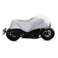 thumbnail image 1 of M Motocicleta Cubierta Liviana Mitad Cubierta Protector Plateado Tono, 1 of 7
