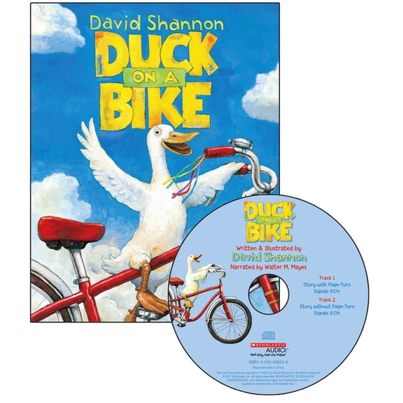 Read Along Book & CD Duck on a Bike, (Paperback)
