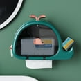 thumbnail image 6 of Mosey Punch-free Toilet Paper Holder Storage Box Large Capacity Simple Installation Wall Mounted Bathroom Paper Storage Organizer, 6 of 7