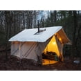 thumbnail image 5 of WHITEDUCK Alpha Canvas Wall Tent  Waterproof 4 Season Outdoor Camping & Hunting Tent w/Heavy Duty Aluminum Frame, Best for Large Groups, Families & Outfitters (8'x10', Fire Water Repellent), 5 of 7
