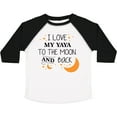 thumbnail image 3 of Inktastic I Love My Yaya to the Moon and Back Boys or Girls Toddler T-Shirt, 3 of 5
