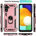 thumbnail image 6 of CoverON For Samsung Galaxy A13 5G Ring Case, Kickstand Rugged Phone Cover Magnetic Car Mount Compatible - Rose Gold Pink, 6 of 7