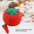 thumbnail image 2 of Ccdes Pin Cushion Sewing, Pin Cushion,2Pcs/Set Tomato Ball Shape Needle Pincushion Pin Cushion Holder Needlework Accessory, 2 of 7