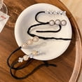 thumbnail image 4 of Roll Bun Maker Easy Fake Pearl Retro Hair Accessory Bun Shaper for Fine Hair, 4 of 10