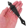 thumbnail image 2 of WEUVEB Heavy Duty Barn Door Hinges T-Shaped -Rolled Steel for Home, 2 of 9