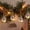 Purple, variant on EazyTech Glowing Hydrangea Christmas Ball Ornament Clear Glass LED Light Up Decor for Home Party Wedding Mall Restaurant 1PC