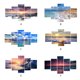 thumbnail image 5 of Toystoory 5 uds pinturas playa paisaje marino puesta de sol árbol pintura decorativa Artesanía No.12 Toystoory HA004646-12, 5 of 6