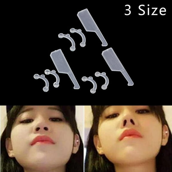 6PCS 3*Sizes Beauty Nose Up Lifting Bridge Shaper Massage Tool No Pain No LRLWA