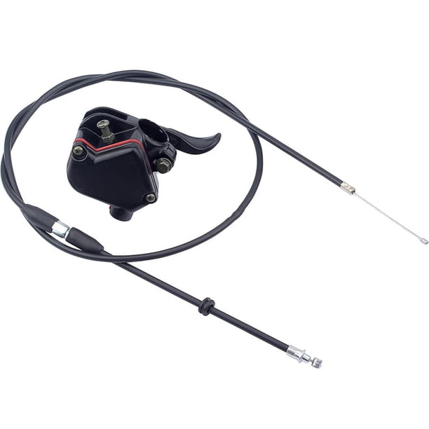 Kit Control De Velocidad Del Acelerador De Pulgar Funcional Acelerador De Cable De Acelerador De Pulgar De Plástico Sensible Exquisito Kit De Acelerador De Pulgar Para Vehículo De 50-250Cc Inevent VI005484-00