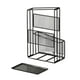 thumbnail image 1 of Soporte para Organizador de Requiere ensamblaje Contenedor de almacenamiento que ahorra espacio Escurridor de para entrada del Negro, 1 of 8