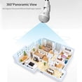 thumbnail image 3 of Cámara de seguridad para interiores 360° Gran angular V380 Cámara inalámbrica WiFi Bombilla para videovigilancia remota Cámara para bebés, 3 of 10