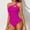 #Hot Pink, variant on TODOZO One Piece Swimsuits for Women Tummy Control 2025 Trendy One Shoulder Bathing Suits for Women One Shoulder Swimsuit for Women Bathing Suits Modest Full Coverage Keyhole Swimwear Army Green L