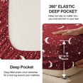thumbnail image 5 of Flymme 4 Piece Red Full Bed Sheet,Galaxy Microfiber Bedding Sheet Set,Comfy & Cooling Deep Pocket Fitted Sheet for Kids Teens Bedroom, 5 of 8