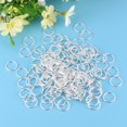 thumbnail image 2 of Bamboohart 160pcs Silver Metal Split Rings for Keys Multipurpose Circular Accessories Small Size, 2 of 10