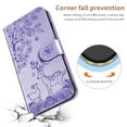 thumbnail image 5 of TOP SHE Case For Samsung Galaxy S10E, Sika Deer Flip Synthetic Leather TPU Case Cover with Fashion Wallet Lanyard Anti-Scratch Shockproof Bumper Case,Purple, 5 of 7