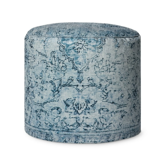 Loloi LPF559 Slate 18x 18 x 20 Pouf