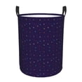 thumbnail image 2 of Uemuo Mathematical Symbols Pattern Circular Laundry Hamper Basket with handles,Collapsible laundry basket,Large capacity laundry hamper,Laundry Organizer-Medium, 2 of 8