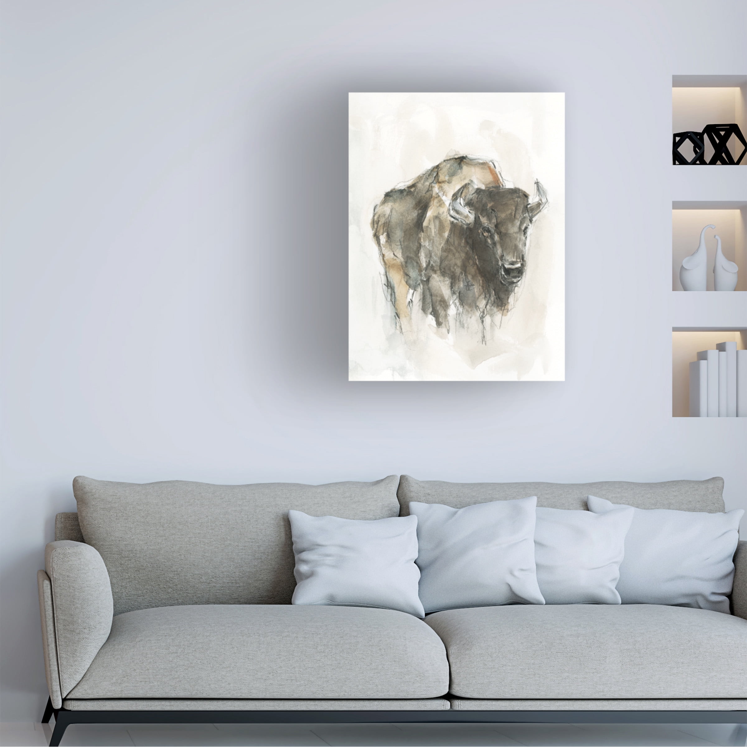 Ethan Harper ' Buffalo I' Canvas Art