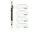 thumbnail image 3 of Khasana Brow Shaping Kit Definer, Eyebrow Stamp Stencil Kit with Waterproof Pencil Dual-ended, Brow Creamy Liner with Sharpener and Sponge Applicator #21 DarkBrown, 3 of 7