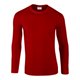 thumbnail image 1 of Gildan - Suave camiseta básica de manga larga para hombre (Rojo), 1 of 4